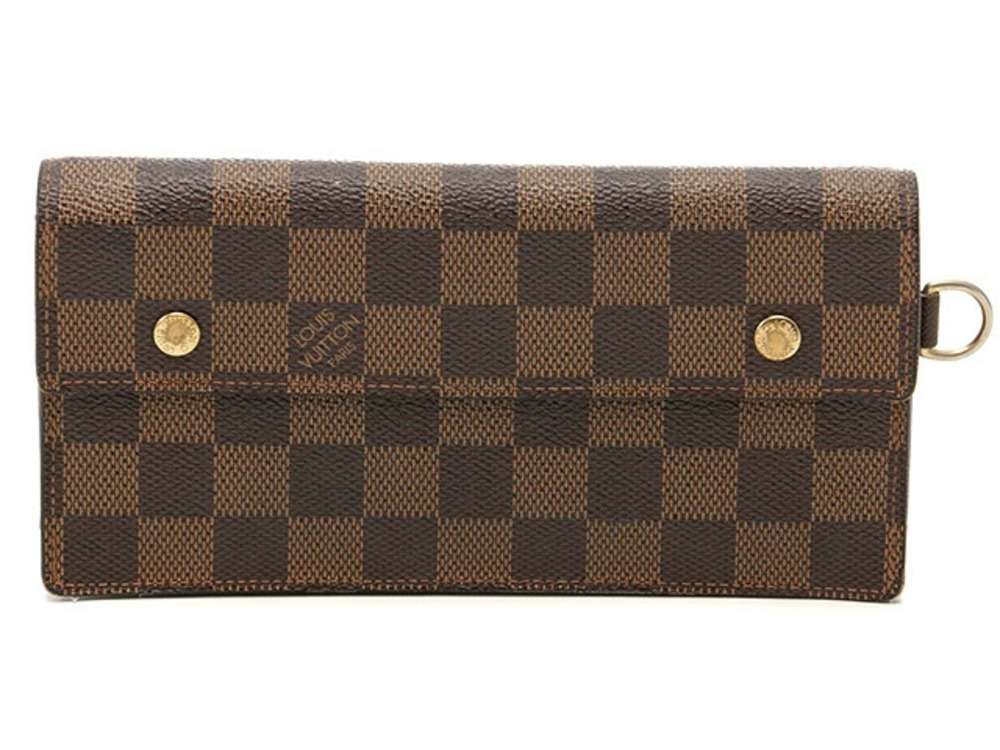 LOUIS VUITTON Accordion Long Wallet Damier